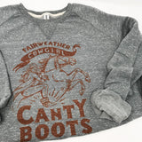 Gray Fairweather Cowgirl Sweatshirt - XXL Only