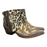 8 Tooled & Leopard Hair-on Hide Canty Boots®