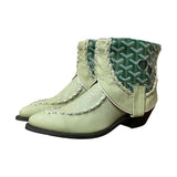 7.5 Mint Green & Designer Canty Boots®