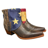 10 Dark Brown & American Flag Canty Boots®