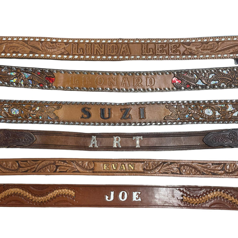 Vintage Name Belts