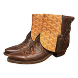 8 Brown Embroidered & Designer Canty Boots®