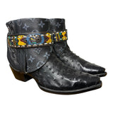 8.5 Exotic Black & Designer Canty Boots®