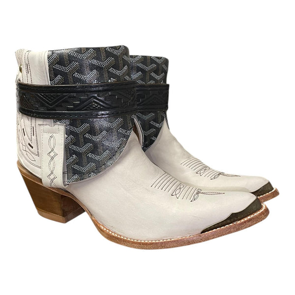 11 Embroidered Cream & Designer Canty Boots®