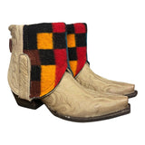 6.5 Embroidered Tan & Wool Canty Boots®