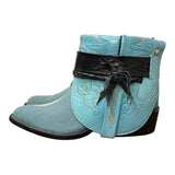 10.5 Embroidered & Exotic Baby Blue Canty Boots®