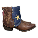 9 Brown & American Flag Canty Boots®