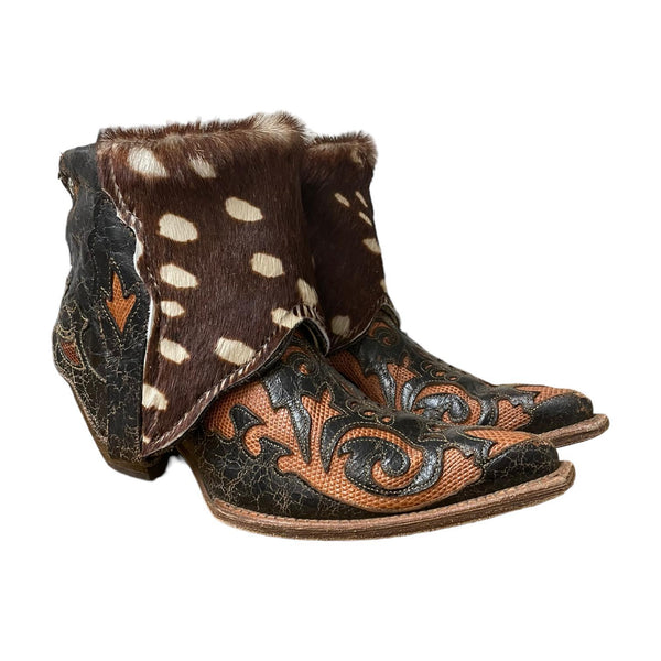 8 Exotic Tooled & Hair-on Hide Canty Boots®