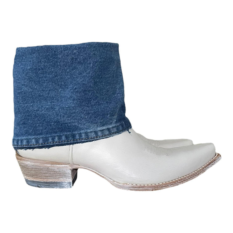 8 White & Denim Canty Boots®