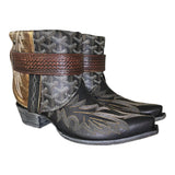 9 Embroidered Black & Gold with Designer Canty Boots®