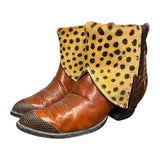 9 Two Toned & Spotted Hair-on Hide Canty Boots®