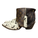 10 Brown & Cowhide with Designer Canty Boots®