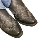 9 Embroidered Black & Denim Canty Boots®