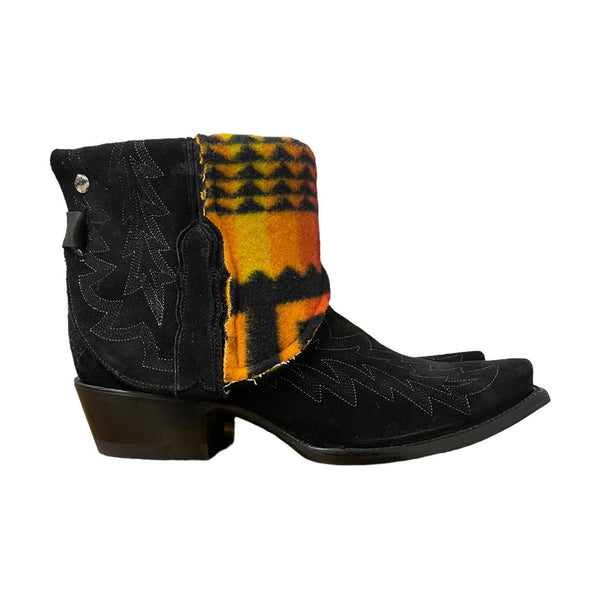 9 Black & Wool Rough Out Canty Boots®