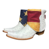 9 Exotic White & American Flag Canty Boots®