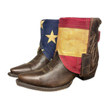 6.5 Dark Brown & American Flag Canty Boots®