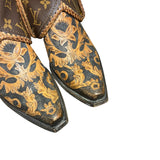 9.5 Tooled & Green with Designer Canty Boots®