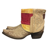 8 Embroidered Tan & American Flag Canty Boots®
