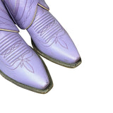 8.5 Purple & Designer Holographic Pocket Canty Boots®