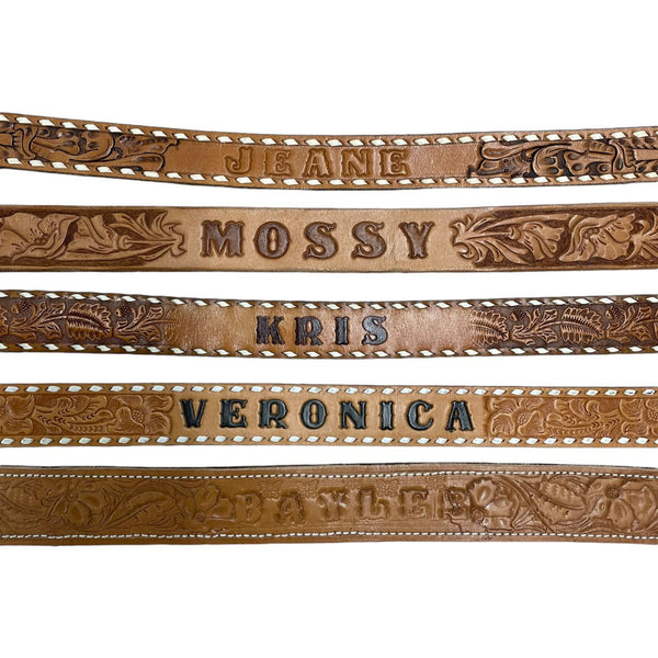 Vintage Name Belts