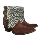 6.5 Two Toned & Light Blue Leopard Canty Boots®