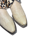 6 Embroidered Tan & Leopard Canty Boots®