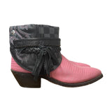 7 Exotic Pink & Black with Designer Canty Boots®