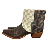 11 Brown & Designer Canty Boots® with Silver Conchos