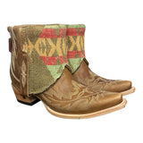 9 Embroidered Brown & Wool Canty Boots®