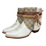 8.5 White & Designer Canty Boots®