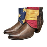 11 Dark Brown & American Flag Canty Boots®
