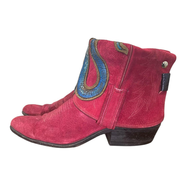 5.5 Red Rough Out Canty Boots®