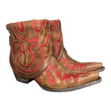 7.5 Brown & Red Inlay Canty Boots®