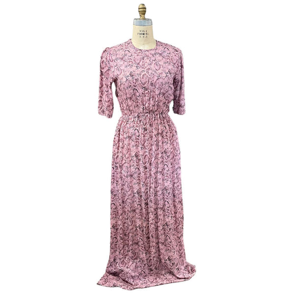 Pink Snakeskin Dina Dress