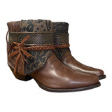 8 Brown & Hair-on Hide Canty Boots®