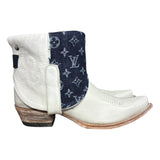 10 White & Designer Denim Canty Boots®