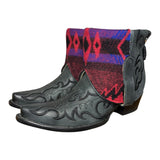 8.5 Embroidered Black & Wool Canty Boots®