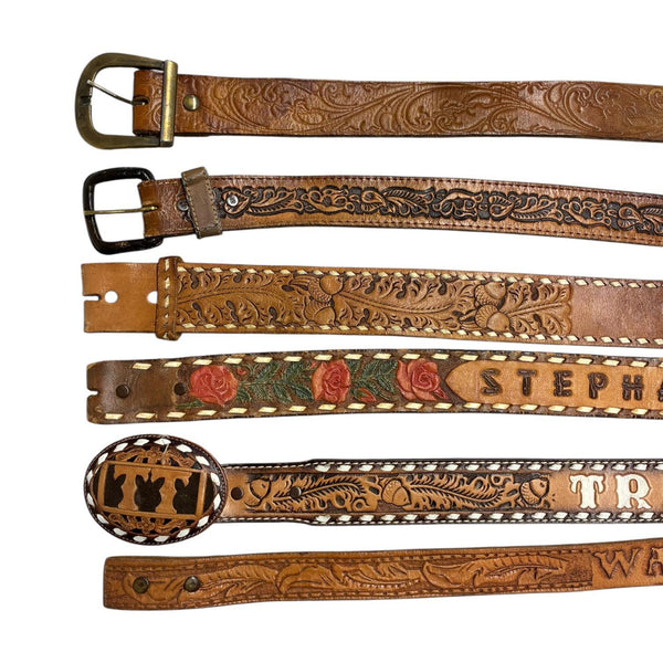 Vintage Name Belts