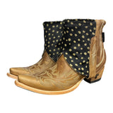 8 Embroidered Brown & Spotted Hair-on Hide Canty Boots®