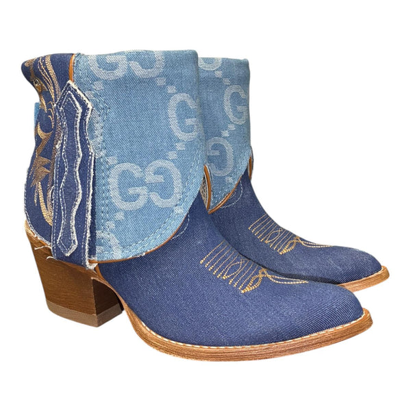 7 Denim Textile & Designer Denim Canty Boots®