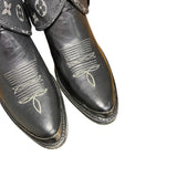 8.5 Embroidered Black & Designer Canty Boots®