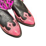 8 Tricolor Tooled & Leopard Hair-on Hide Canty Boots®