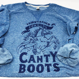 Blue Fairweather Cowgirl Sweatshirt - XXL Only