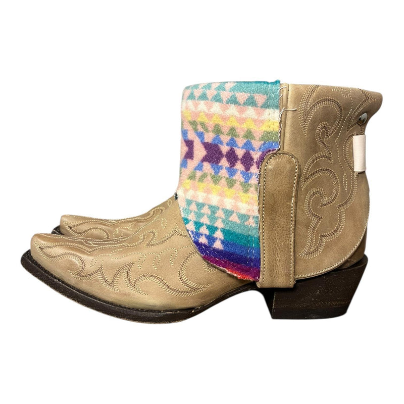 9 Embroidered Tan & Wool Canty Boots®