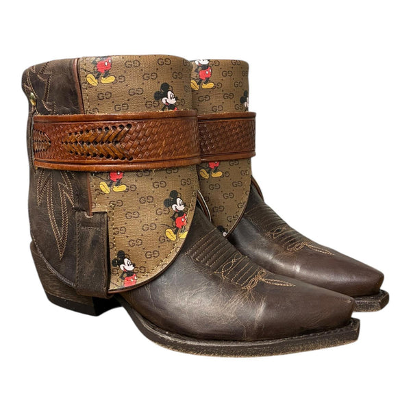 6 Embroidered Brown & Designer Canty Boots®
