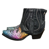 6.5 Black & Multicolor Shimmer Canty Boots®