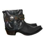 9 Black & Silver Inlay Canty Boots®