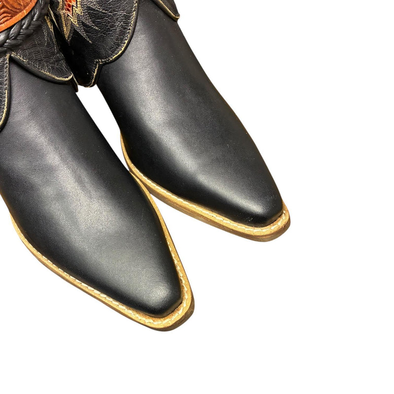 9.5 Black & Exotic Inlay Canty Boots®