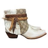 8.5 White & Designer Canty Boots®