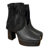 10 Black & Rough Out Platform Canty Boots®